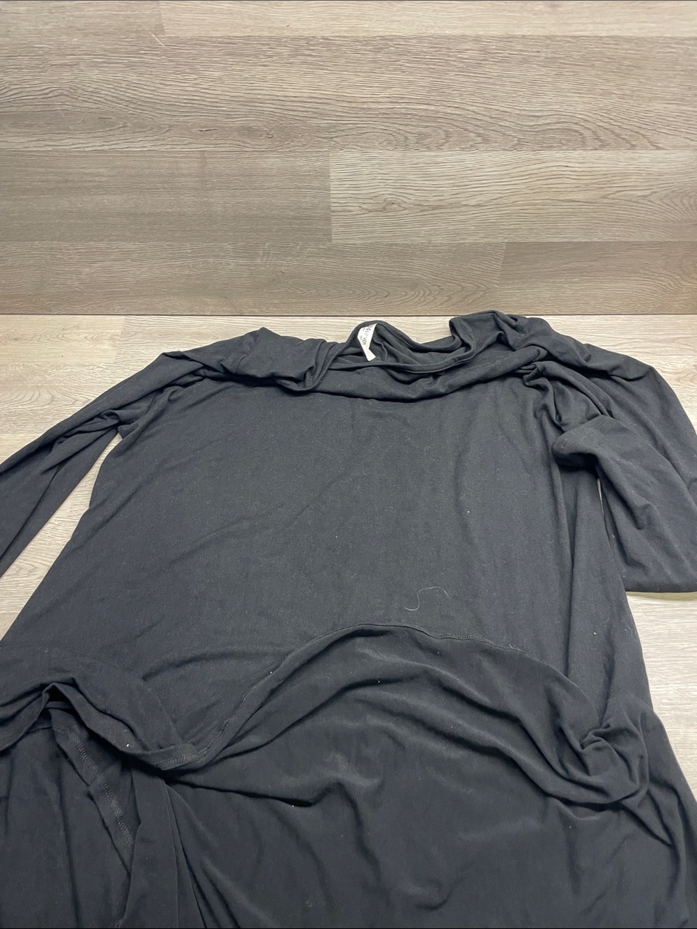 24/7 Comfort Apparel Black Long-Sleeve Women's dress C21